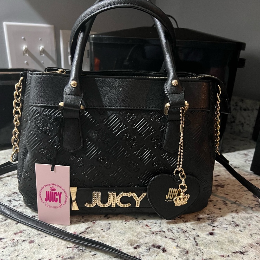 Juicy Couture black purse and matching wallet